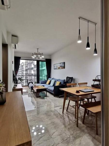 Kingsford Waterbay, 64 Upper Serangoon View, Hougang / Punggol / Sengkang, 2 Bedrooms, 721 sqft, Condominium For Sale, by Emily Lin, 500283012 - Living Room - PropertyGuru.com.sg