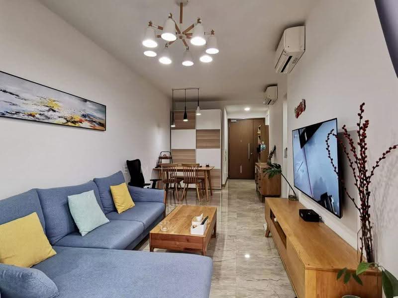 Kingsford Waterbay, 64 Upper Serangoon View, Hougang / Punggol / Sengkang, 2 Bedrooms, 721 sqft, Condominium For Sale, by Emily Lin, 500283012 - Living Room - PropertyGuru.com.sg