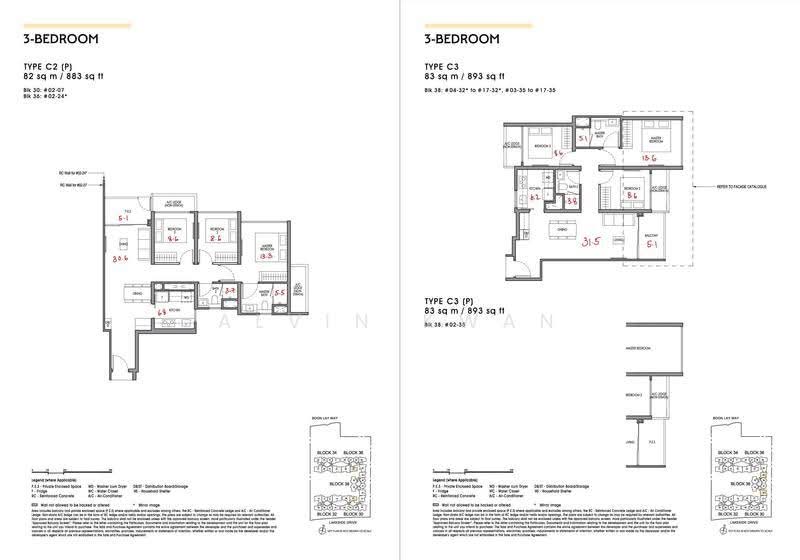 Lucerne Grand, Lakeside Drive, Boon Lay / Jurong / Tuas, 3 Bedrooms, 883 sqft, Condominium For Sale, by Alvin Kwan, 500283032 - PropertyGuru.com.sg