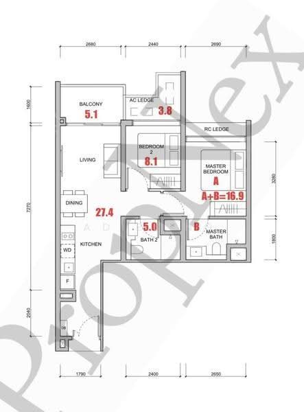 Hillock Green, 26 Lentor Central, Mandai / Upper Thomson, 2 Bedrooms, 710 sqft, Condominium For Sale, by Adiel Ng, 500283095 - PropertyGuru.com.sg