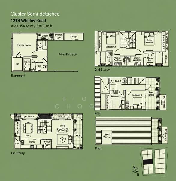 Montclair @ Whitley, Newton / Novena, 5 Bedrooms, 3,810 sqft, Cluster House For Rent, by Fiona Choong, 500283102 - PropertyGuru.com.sg