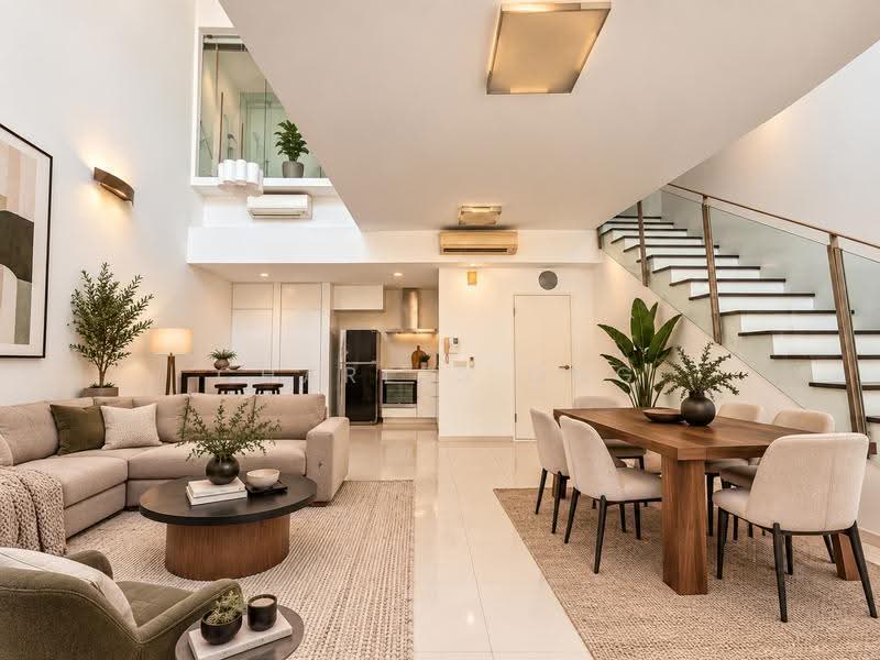 One-North Residences, 7 One-North Gateway, Buona Vista / West Coast / Clementi New Town, 1 Bedroom, 1,119 sqft, Apartment For Sale, by Charles Ong, 500283128 - Living Room - PropertyGuru.com.sg