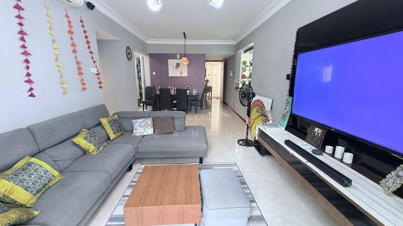 Edelweiss Park Condo, 92 Flora Road, Changi Airport / Changi Village, 3 Bedrooms, 1,281 sqft, Condominium For Sale, by Sean Ng, 500283162 - Living Room - PropertyGuru.com.sg