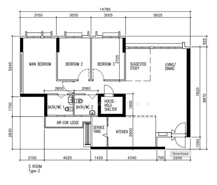 106A Bidadari Park Drive, 106A Bidadari Park Drive, Macpherson / Potong Pasir, 3 Bedrooms, 1,227 sqft, HDB Flat For Sale, by Adrian Tan, 500283230 - PropertyGuru.com.sg