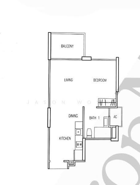 Hillion Residences, Jelebu Road, Dairy Farm / Bukit Panjang / Choa Chu Kang, 1 Bedroom, 463 sqft, Apartment For Sale, by Jason Wong, 500283275 - PropertyGuru.com.sg