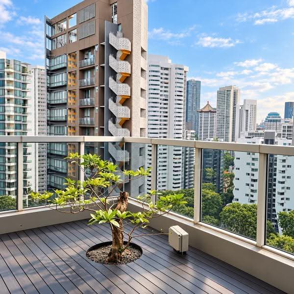 The Peak @ Cairnhill I, 51 Cairnhill Circle, Orchard / River Valley, Studio, 527 sqft, Condominium For Sale, by Mathieu GOARANT, 500283281 - Balcony - PropertyGuru.com.sg