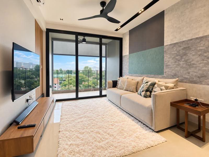 Hundred Palms Residences, 276 Yio Chu Kang Road, Hougang / Punggol / Sengkang, 3 Bedrooms, 958 sqft, Condominium For Sale, by Morgan Kwok, 500283283 - Living Room - PropertyGuru.com.sg