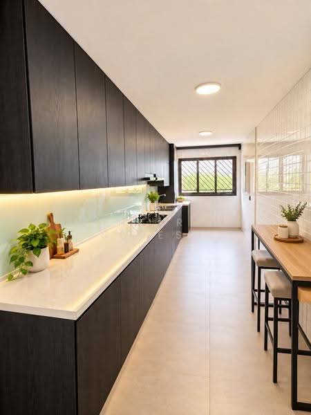 135 Bedok Reservoir Road, 135 Bedok Reservoir Road, Bedok / Upper East Coast, 3 Bedrooms, 1,109 sqft, HDB Flat For Sale, by Sankaran Suresh, 500283318 - Kitchen - Artist Impression - PropertyGuru.com.sg