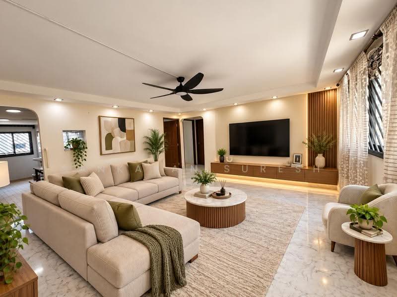 135 Bedok Reservoir Road, 135 Bedok Reservoir Road, Bedok / Upper East Coast, 3 Bedrooms, 1,109 sqft, HDB Flat For Sale, by Sankaran Suresh, 500283318 - Living Room - Artist Impression - PropertyGuru.com.sg