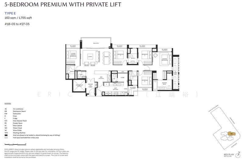 The Serra Residences, 7 Bassein Road, Newton / Novena, 5 Bedrooms, 1,755 sqft, Condominium For Sale, by Eric KANG (江瑞裕), 500283359 - PropertyGuru.com.sg