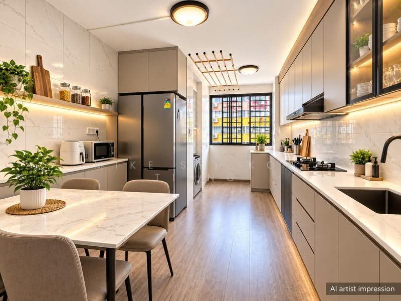 103 Pasir Ris Street 12, 103 Pasir Ris Street 12, Pasir Ris / Tampines, 3 Bedrooms, 1,313 sqft, HDB Flat For Sale, by Mike Sek Kok Tiong, 500283361 - Kitchen - PropertyGuru.com.sg