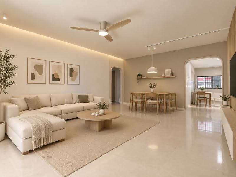412 Jurong West Street 42, 412 Jurong West Street 42, Boon Lay / Jurong / Tuas, 3 Bedrooms, 1,109 sqft, HDB Flat For Sale, by Hansel Tan, 500283383 - Living Room - PropertyGuru.com.sg