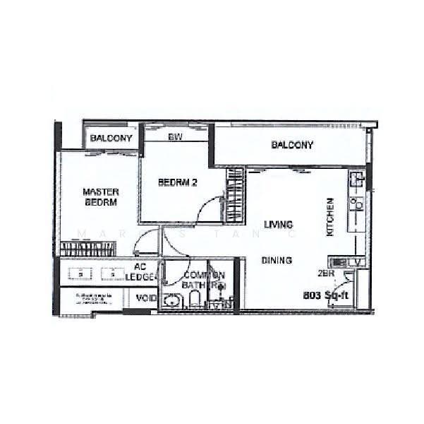 Weave Residences - East Coast, 5 Still Road, East Coast / Marine Parade, 2 Bedrooms, 803 sqft, Condominium For Rent, by Marcus Tan C S, 500283475 - PropertyGuru.com.sg