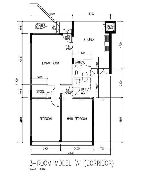 640 Rowell Road, 640 Rowell Road, Farrer Park / Serangoon Rd, 2 Bedrooms, 904 sqft, HDB Flat For Sale, by Hng Hup Guan 吴合源, 500283479 - PropertyGuru.com.sg