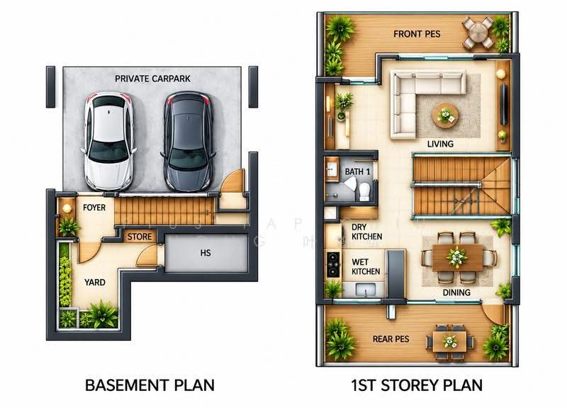 Alana, Sunrise Terrace, Seletar / Yio Chu Kang, 4 Bedrooms, 3,078 sqft, Terraced House For Rent, by Pius Yap Chih Hong 叶智弘, 500283515 - PropertyGuru.com.sg