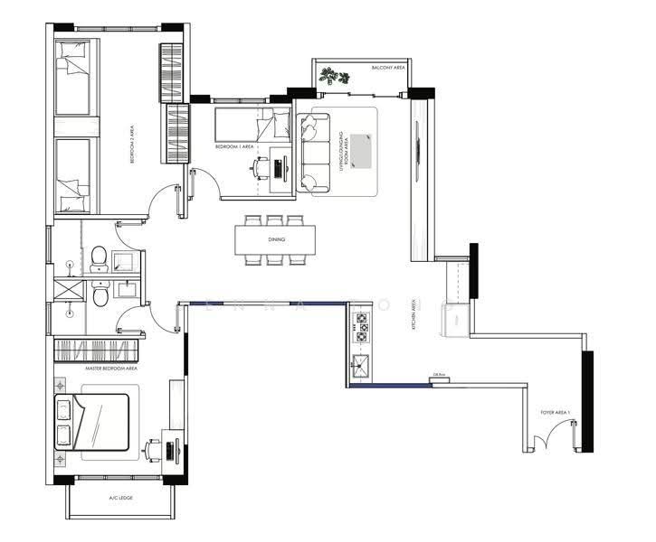 The Anchorage, 370G Alexandra Road, Alexandra / Commonwealth, 3 Bedrooms, 1,140 sqft, Condominium For Rent, by Jenna Tong, 500283551 - PropertyGuru.com.sg