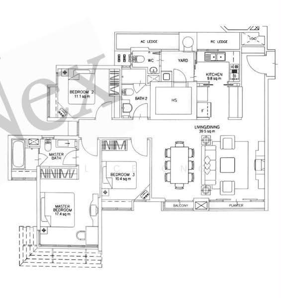 Monterey Park Condominium, 21 West Coast Rise, Buona Vista / West Coast / Clementi New Town, 3 Bedrooms, 1,259 sqft, Condominium For Sale, by Alice Ong, 500283555 - PropertyGuru.com.sg