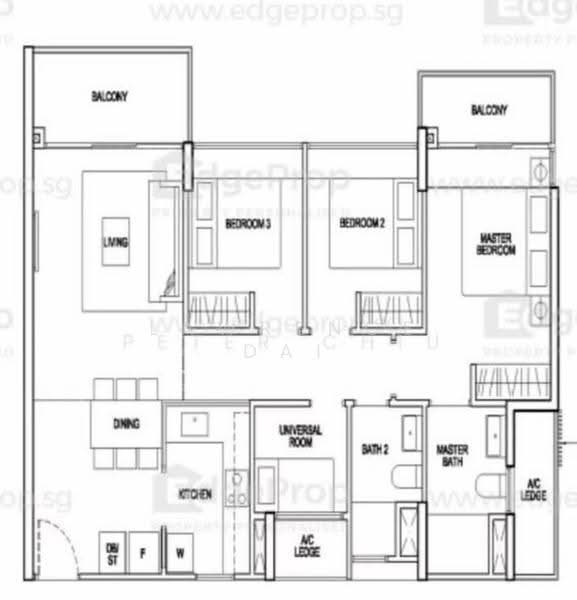 North Park Residences, 15 Yishun Central 1, Sembawang / Yishun, 3 Bedrooms, 969 sqft, Condominium For Rent, by Lawrence Dai, 500283577 - PropertyGuru.com.sg