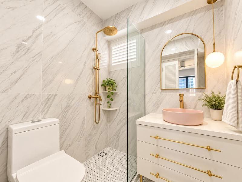 96 Dawson Road, 96 Dawson Road, Alexandra / Commonwealth, 2 Bedrooms, 678 sqft, HDB Flat For Sale, by Samantha Han, 500283593 - Bathroom - PropertyGuru.com.sg