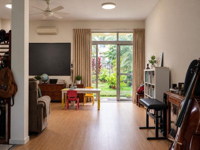 Wide Variety of Terraced House, Tanglin / Holland / Bukit Timah, 3 Bedrooms, 1,830 sqft, Terraced House For Sale, by CHEN ., 500283614 - Living Room - PropertyGuru.com.sg