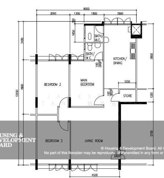 337 Hougang Avenue 7, 337 Hougang Avenue 7, Hougang / Punggol / Sengkang, 3 Bedrooms, 980 sqft, HDB Flat For Sale, by Jackson Tan 陈涣乐, 500283622 - PropertyGuru.com.sg