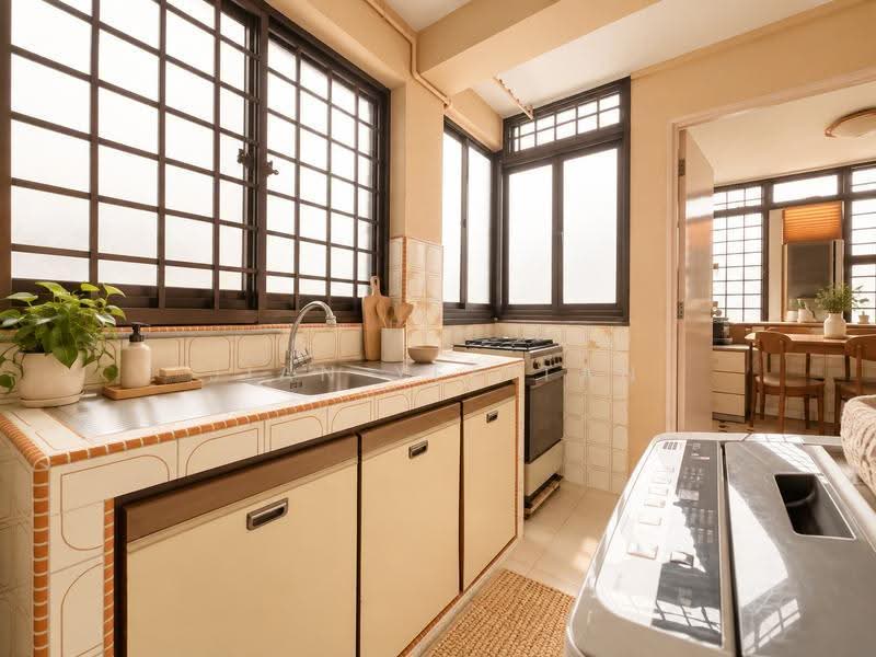 10 Jalan Kukoh, 10 Jalan Kukoh, Alexandra / Commonwealth, 1 Bedroom, 570 sqft, HDB Flat For Sale, by Jian Yee Tan, 500283657 - Kitchen (former balcony) - PropertyGuru.com.sg