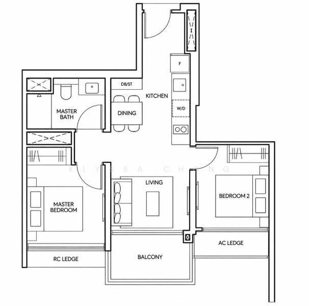 AMO Residence, 23 Ang Mo Kio Rise, Ang Mo Kio / Bishan / Thomson, 2 Bedrooms, 614 sqft, Condominium For Sale, by Klyssa Chong, 500283688 - PropertyGuru.com.sg