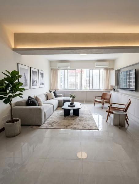 People's Park Complex, 1 Park Road, Boat Quay / Raffles Place / Marina, 3 Bedrooms, 1,119 sqft, Apartment For Sale, by Daniel Low, 500283705 - Living Room, pictures for illustration. - PropertyGuru.com.sg