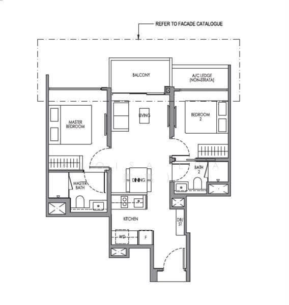 Lucerne Grand, Lakeside Drive, Boon Lay / Jurong / Tuas, 2 Bedrooms, 624 sqft, Condominium For Sale, by Aloisa Lua (嘉嘉), 500283745 - PropertyGuru.com.sg