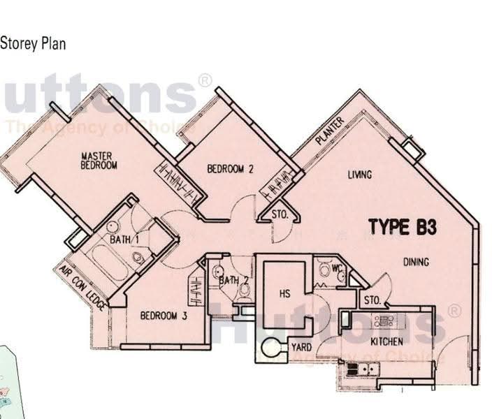 Tanamera Crest, 6 Pari Dedap Walk, Bedok / Upper East Coast, 3 Bedrooms, 1,163 sqft, Condominium For Sale, by Sharon Seah 佘松玲, 500283771 - Master Bedroom - PropertyGuru.com.sg
