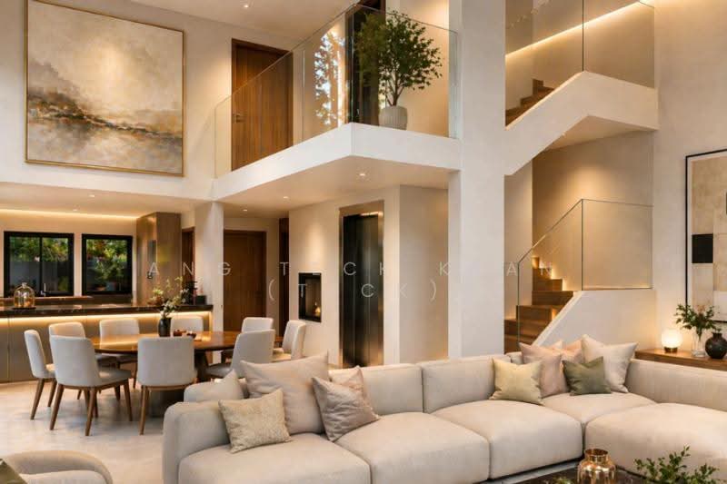 7,133sqft of Living Space | 5.5m Ceiling Height | 11m Frontage, Mount Sinai Lane, Holland Road, Grove Dr, Tanglin / Holland / Bukit Timah, 5 Bedrooms, 7,133 sqft, Semi-Detached House For Sale, by Ang Teck Kuan (Teck), 500283802 - Living Room - PropertyGuru.com.sg