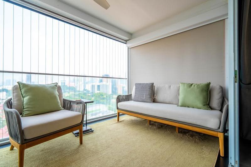 The Regency at Tiong Bahru, 38 Chay Yan Street, Alexandra / Commonwealth, 3 Bedrooms, 1,281 sqft, Condominium For Sale, by Sharon Jany, 500283816 - Balcony - PropertyGuru.com.sg