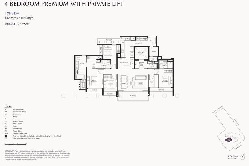 The Serra Residences, 7 Bassein Road, Newton / Novena, 4 Bedrooms, 1,528 sqft, Condominium For Sale, by Cheryne Hoo, 500283817 - PropertyGuru.com.sg