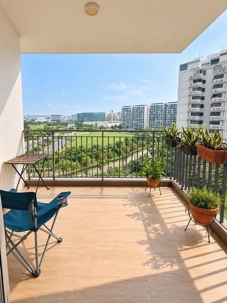 CityLife @ Tampines, Pasir Ris / Tampines, 2 Bedrooms, 786 sqft, Condominium For Sale, by Dane Kau 高国豪, 500283819 - Balcony - PropertyGuru.com.sg
