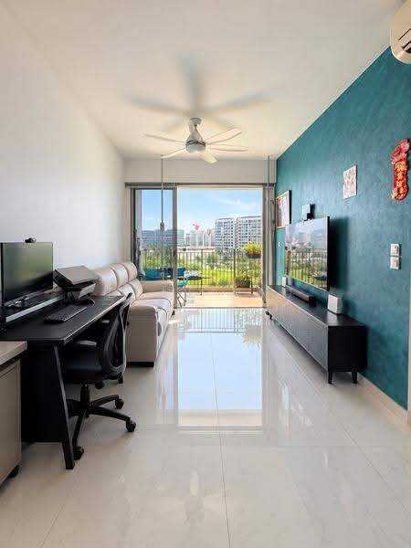 CityLife @ Tampines, Pasir Ris / Tampines, 2 Bedrooms, 786 sqft, Condominium For Sale, by Dane Kau 高国豪, 500283819 - Living Room - PropertyGuru.com.sg