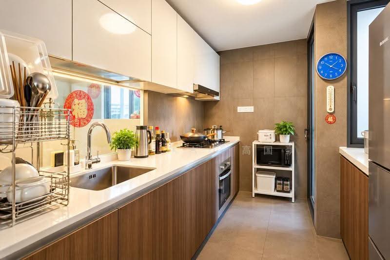 Parc Olympia, 54 Flora Drive, Changi Airport / Changi Village, 4 Bedrooms, 1,872 sqft, Condominium For Sale, by Dane Kau 高国豪, 500283825 - Kitchen - PropertyGuru.com.sg