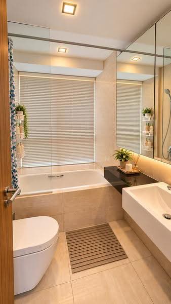 Trevista, 23 Lorong 3 Toa Payoh, Balestier / Toa Payoh, 3 Bedrooms, 1,281 sqft, Condominium For Sale, by Jason Chew, 500283855 - Master Ensuite Bathroom - PropertyGuru.com.sg