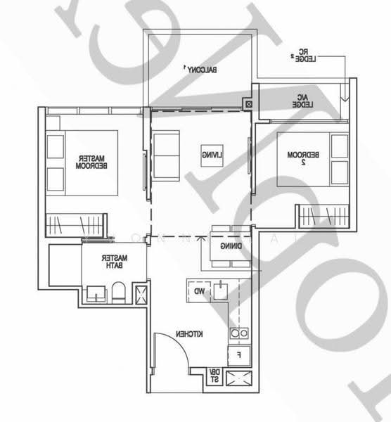 Riverfront Residences, 53 Hougang Avenue 7, Hougang / Punggol / Sengkang, 2 Bedrooms, 614 sqft, Condominium For Sale, by Yvonne Lai, 500283970 - PropertyGuru.com.sg