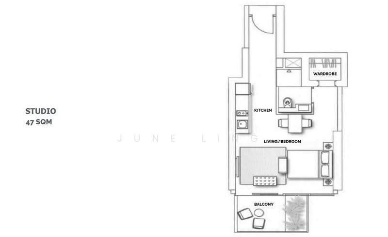 Lumiere, 2 Mistri Road, Chinatown / Tanjong Pagar, 1 Bedroom, 506 sqft, Apartment For Rent, by June Ling, 500284168 - PropertyGuru.com.sg