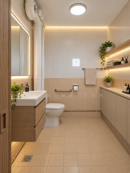 327 Jurong East Street 31, 327 Jurong East Street 31, Boon Lay / Jurong / Tuas, 4 Bedrooms, 1,604 sqft, HDB Flat For Sale, by Jasmine Toh, 500284199 - Bathroom - PropertyGuru.com.sg