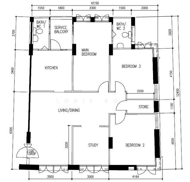 539 Bukit Panjang Ring Road, 539 Bukit Panjang Ring Road, Dairy Farm / Bukit Panjang / Choa Chu Kang, 3 Bedrooms, 1,313 sqft, HDB Flat For Sale, by Louis Koh, 500284235 - PropertyGuru.com.sg
