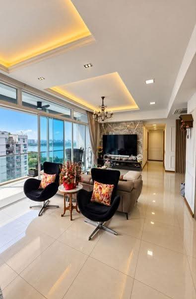 Waterview, 91 Tampines Avenue 1, Pasir Ris / Tampines, 4 Bedrooms, 4,456 sqft, Condominium For Sale, by Felicia Ong, 500284329 - Living Room - PropertyGuru.com.sg