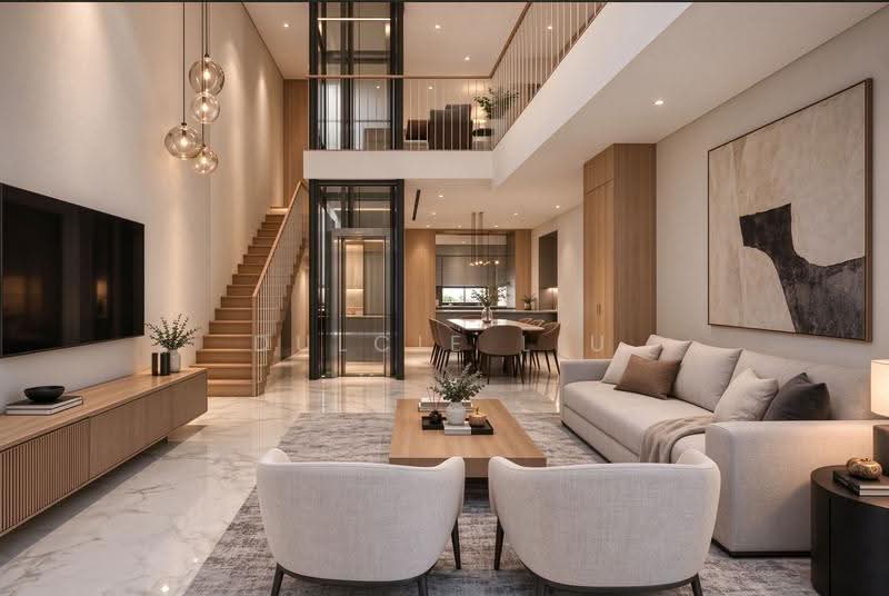 kovan, Hougang / Punggol / Sengkang, 7 Bedrooms, 6,086 sqft, Terraced House For Sale, by Dulcie Liu, 500284333 - Living Room - PropertyGuru.com.sg