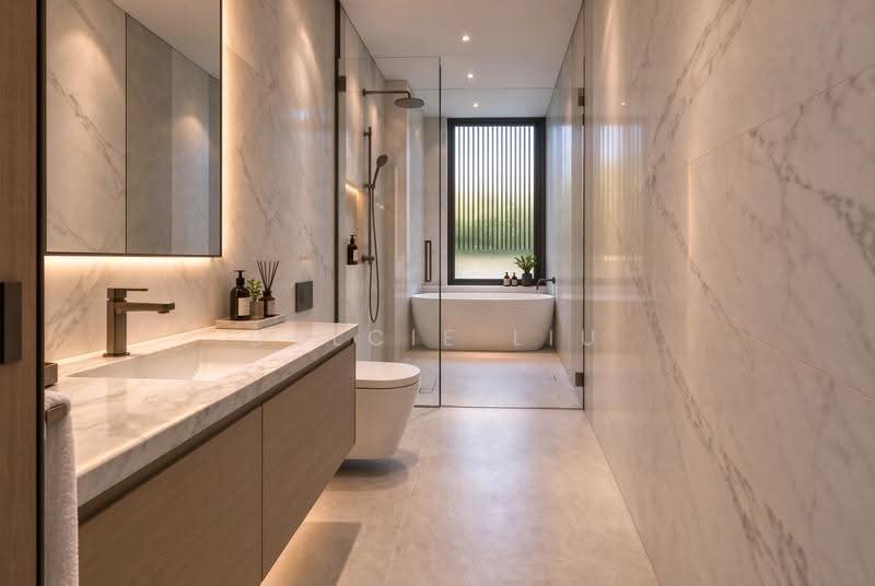 kovan, Hougang / Punggol / Sengkang, 7 Bedrooms, 6,086 sqft, Terraced House For Sale, by Dulcie Liu, 500284333 - Bathroom - PropertyGuru.com.sg
