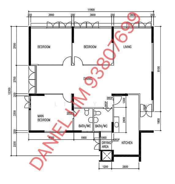 98 Bedok North Avenue 4, 98 Bedok North Avenue 4, Bedok / Upper East Coast, 3 Bedrooms, 1,291 sqft, HDB Flat For Sale, by Lim Y X, 500284491 - PropertyGuru.com.sg