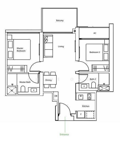 Avenue South Residence, 1 Silat Avenue, Alexandra / Commonwealth, 2 Bedrooms, 689 sqft, Condominium For Sale, by Chloe Gan, 500284494 - PropertyGuru.com.sg