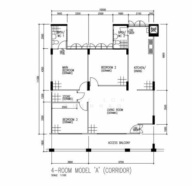 114 Simei Street 1, 114 Simei Street 1, Pasir Ris / Tampines, 3 Bedrooms, 1,108 sqft, HDB Flat For Sale, by Jose Loh Zhenhao, 500284575 - PropertyGuru.com.sg