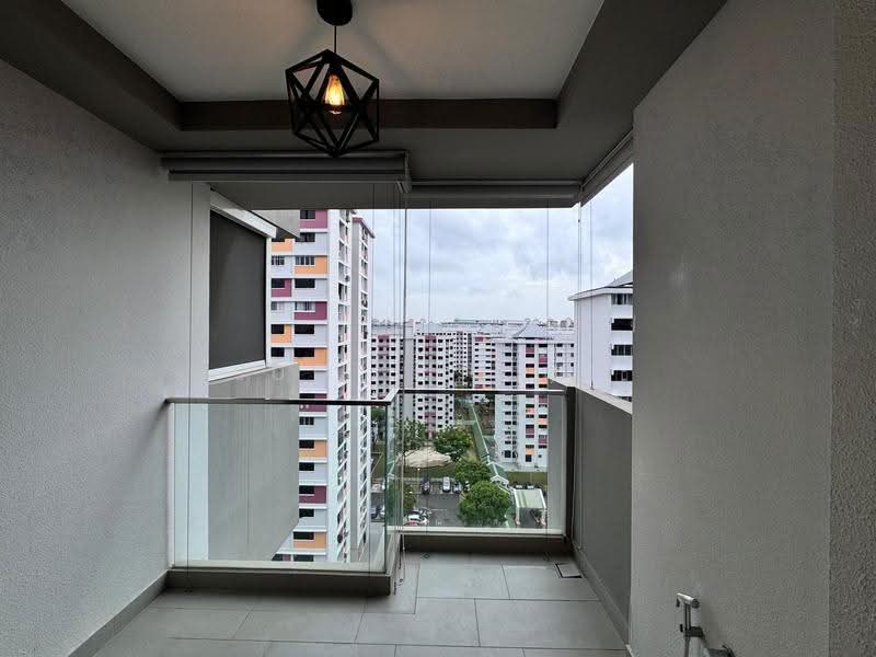 Trilive, 111 Tampines Road, Hougang / Punggol / Sengkang, 2 Bedrooms, 550 sqft, Condominium For Sale, by Judy Hu 胡艳, 500284617 - Balcony - PropertyGuru.com.sg