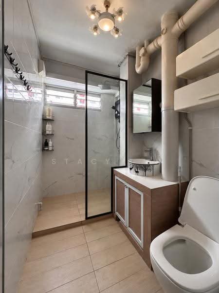 101 Ang Mo Kio Avenue 3, 101 Ang Mo Kio Avenue 3, Ang Mo Kio / Bishan / Thomson, 3 Bedrooms, 990 sqft, HDB Flat For Sale, by Stacy Tan, 500284626 - Master Bathroom - PropertyGuru.com.sg