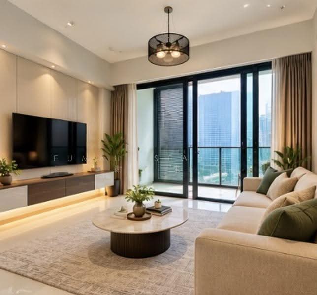 Soleil @ Sinaran, 2 Sinaran Drive, Newton / Novena, 2 Bedrooms, 958 sqft, Condominium For Sale, by Eumaus Seah ( E 谢 健 来), 500284735 - Living Room - PropertyGuru.com.sg